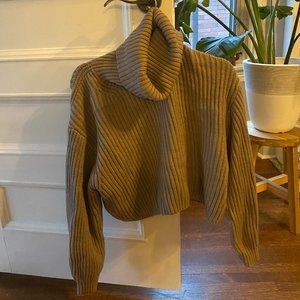 Babaton cropped thick turtleneck